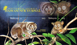 223586 MNH MALASIA 2008 FAUNA NOCTURNA - Malaysia (1964-...)