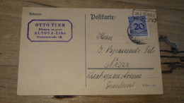 Carte Postale Commerciale - 1925 ALTONA  ............ Boite1 .............. 240424-254 - Briefe U. Dokumente