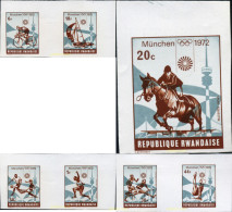 221844 MNH RUANDA 1972 20 JUEGOS OLIMPICOS VERANO MUNICH 1972 - Unused Stamps