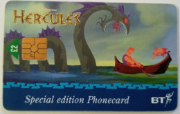 UK BT £2 Chip Card - Special Edition " Hercules " - BT Werbezwecke