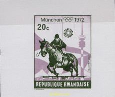 257232 MNH RUANDA 1972 20 JUEGOS OLIMPICOS VERANO MUNICH 1972 - Nuevos