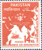 214501 MNH PAKISTAN 1960 COOPERACION ECONOMICA Y PARA LA PAZ EN KARACHI - Pakistán