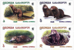 26193 MNH GEORGIA 1999 VISON EUROPEO - Georgien