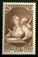 1939 FRANCE N 446 POUR LE MUSÉE POSTALE - LA LETTRE D’après FRAGONARD - NEUF** - Unused Stamps