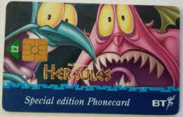 UK BT £2 Chip Card - Special Edition " Hercules " - BT Promotie