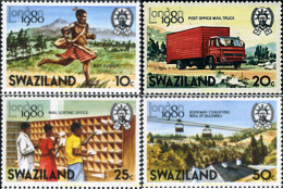 41255 MNH SWAZILANDIA 1980 LONDON 80. EXPOSICION FILATELICA INTERNACIONAL - Swaziland (1968-...)