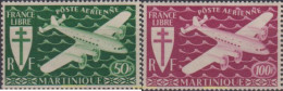 615340 MNH MARTINICA 1945 AVION - Unused Stamps
