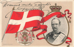Danmark * CPA * Illustrateur * Drapeau Et Roi * King Royalty Royauté * Danemark - Dinamarca