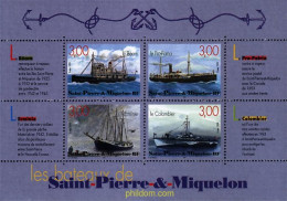 40893 MNH SAN PEDRO Y MIQUELON 1999 LOS BARCOS DE SAN PEDRO Y MIQUELON - Nuevos