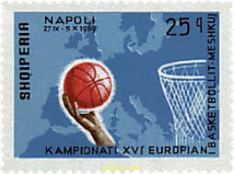 702110 MNH ALBANIA 1969 16 CAMPEONATO EUROPEO DE BALONCESTO EN NAPOLES - Albanië