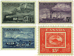 58004 MNH CANADA 1951 CENTENARIO DEL SELLO CANADIENSE - Ungebraucht