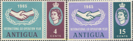 231066 MNH ANTIGUA 1965 COOPERACION INTERNACIONAL - Altri & Non Classificati