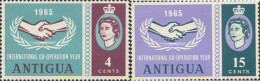 231066 MNH ANTIGUA 1965 COOPERACION INTERNACIONAL - Sonstige & Ohne Zuordnung