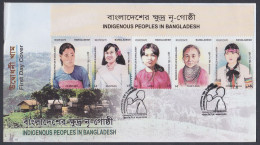 Bangladesh 2010 FDC Indigenous Peoples, Native People, Natives, Tribal, Women, First Day Cover - Bangladesch