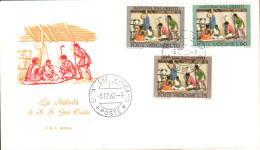 VATICAN FDC 1962 NATIVITE - FDC