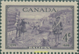 129656 MNH CANADA 1949 BICENTENARIO DE LA FUNDACION DE HALIFAX - Neufs