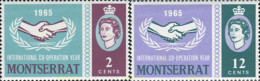 175393 MNH MONTSERRAT 1965 20 ANIVERSARIO DE LAS NACIONES UNIDAS - Montserrat