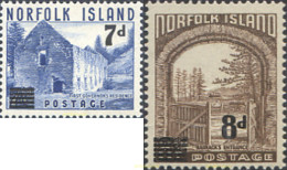274256 MNH NORFOLK 1958 SERIE BASICA - Isola Norfolk
