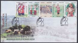 Bangladesh 2010 FDC Indigenous Peoples, Native People, Natives, Tribal, Women, First Day Cover - Bangladesch