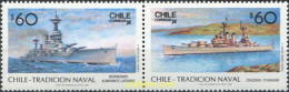 303406 MNH CHILE 1987 CHILE TRADICION NAVAL - Cile