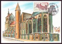 France, FDC, Carte Du 20 Septembre 1997 à Epinal " Basilique Saint-Maurice " - 1990-1999