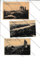 Guerre 14/18 - Lot De 3 CP - Ruines - DIXMUDE  RUINES, Eglise, Yser, Béguinage (B374) - Weltkrieg 1914-18