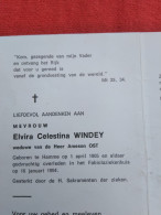 Doodsprentje  Elvira Celestina Windey / Hamme 1/4/1905 - 16/1/1984 ( Ameson Ost ) - Religione & Esoterismo