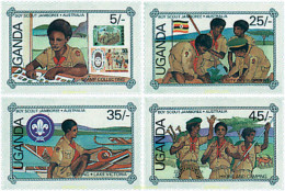 50337 MNH UGANDA 1987 16 JAMBOREE MUNDIAL EN AUSTRALIA - Uganda (1962-...)