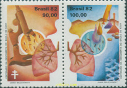 294020 MNH BRASIL 1982 100 ANIVERSARIO DEL DECUBRIMIENTO DEL BACILLO DE LA TUBERCULOSIS - Nuovi