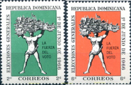 307544 MNH DOMINICANA 1966 ELECCIONES GENERALES - Dominicaine (République)