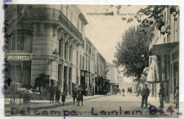 - CHATEAURENARD En Provence - Avenue Victor Hugo, Julliard, Cliché Peu Courant, écrite 1904, TTBE, Scans. - Chateaurenard