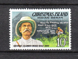 Christmas Islands  - 1978. George Clinies-Ross, Re Feudale Britannico Delle Cocos. British Feudal King Of The Cocos. MNH - Royalties, Royals