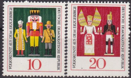 DDR  1967, 1333/34, MNH **, Volkskunst Aus Dem Erzgebirge. - Ongebruikt