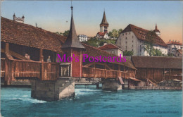 Switzerland Postcard - Luzern, Lucerne, Spreuerbrucke  DZ297 - Lucerne