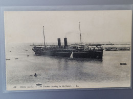 Paquebot   Steamer , Port Said - Dampfer