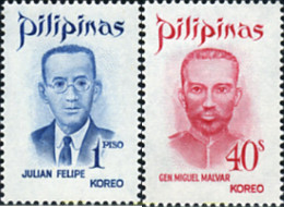 313107 MNH FILIPINAS 1972 PERSONAJES - Filipinas