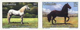 30043 MNH COLOMBIA 1987 FAUNA. CABALLOS DE RAZA. - Kolumbien