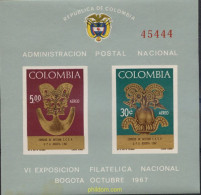 177207 MNH COLOMBIA 1967 CONSEJO DE GESTION DE LA UNION POSTAL UNIVERSAL CCEP - Kolumbien