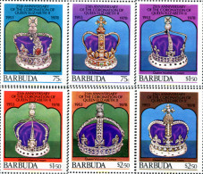 290655 MNH BARBUDA 1978 25 ANIVERSARIO DE LA CORONACION DE ISABEL II - Barbuda (...-1981)