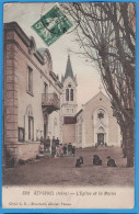 CPA ISERE(38) - SEYSSUEL - L'EGLISE ET LA MAIRIE - Autres & Non Classés