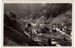 UN SALUTO DA GEROLA ALTA - SONDRIO - 1939 - Vedi Retro - Formato Piccolo - Sondrio