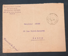 Cachet ETABLISSEMENT CENTRAL DU MATERIEL DE LA TELEGRAPHIE MILITAIRE Du 15 9 15 Sur Enveloppe En Franchise Militaire - 1. Weltkrieg 1914-1918