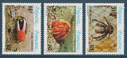 Polynésie Française - YT N° 246 à 248 ** - Neuf Sans Charnière - 1986 - Nuevos