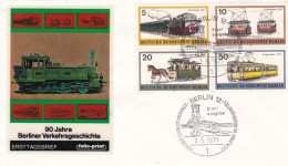 Deutschland Germany Berlin: 03.05.1971 FDC -Berliner Verkehrsmittel - Tranvías