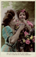 O6 - Carte Postale Fantaisie - Femme Et Sa Fille - Quand Vous Aurez Reçu Mon Plus Tendre Baiser, S'il Vous A Semblé Bon, - Femmes