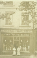 CP CPA Carte Photo Devanture Magasin Fromentin Tailleur Vêtements Sur Mesure Lyon ? R Guilleminot Boespilug Paris - Fashion