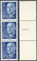 4071 MNH ESPAÑA 1955 GENERAL FRANCO - Ongebruikt