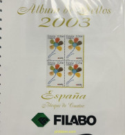 Supl.Filabo España 2003 M/b Año Completo 2ª Mano (bloque De 4 Sellos) - Afgedrukte Pagina's