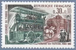 Timbre De 1969 Journée Du Timbre 1969 Omnibus De Transport Des Facteurs Vers 1890  N° 1589 - Neufs