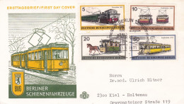 Deutschland Germany Berlin: 03.05.1971 FDC -Berliner Verkehrsmittel - Strassenbahnen